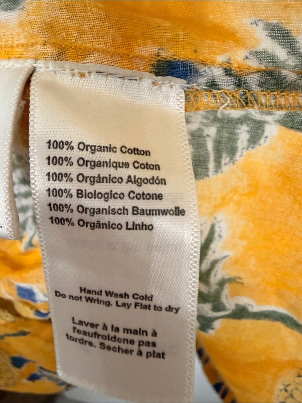 Emerson Fry India Collection Angel Mini Dress Big Marigold Yellow Size XS/S - Picture 5 of 7